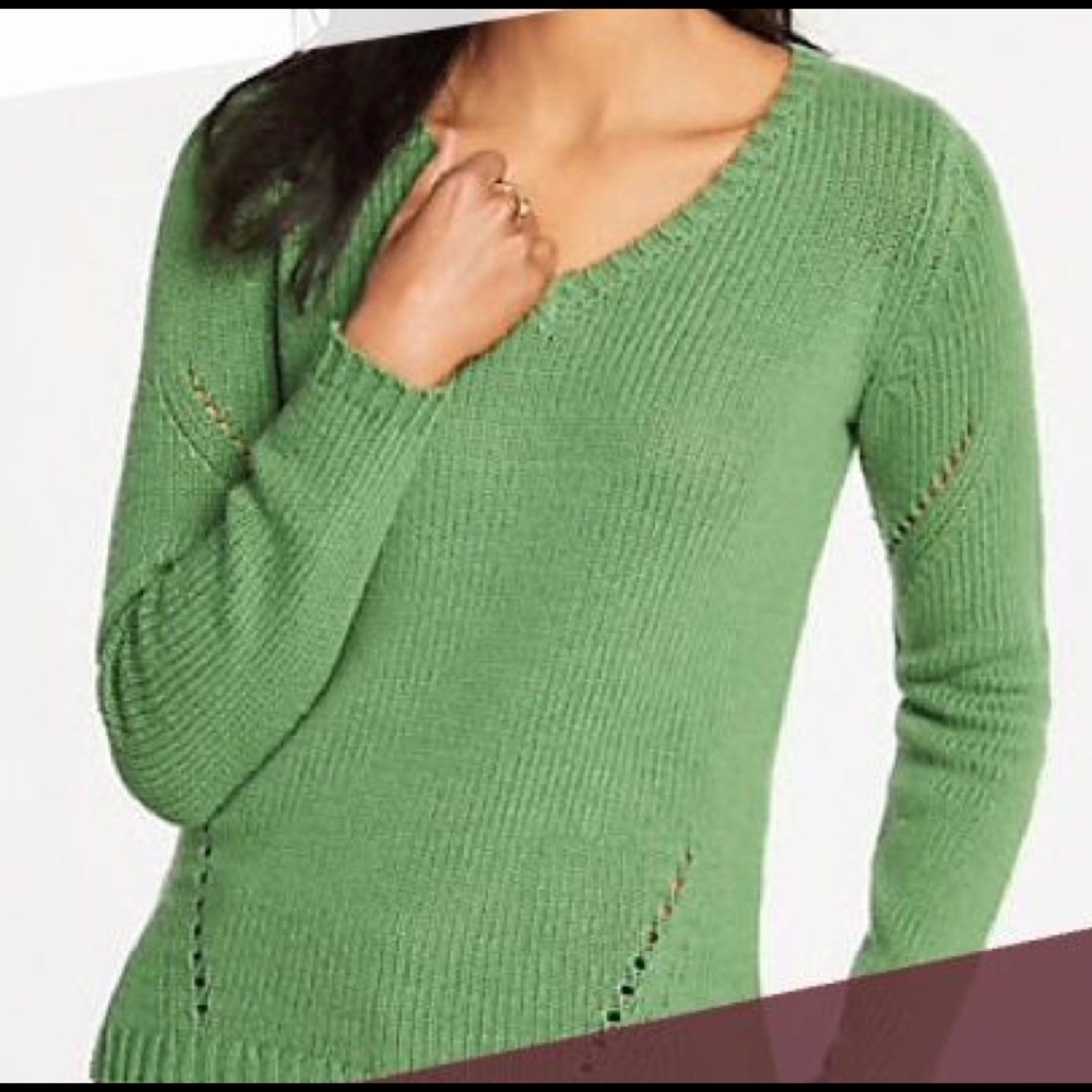 NWT Ann Taylor Emerald green sweater. Size XXL
